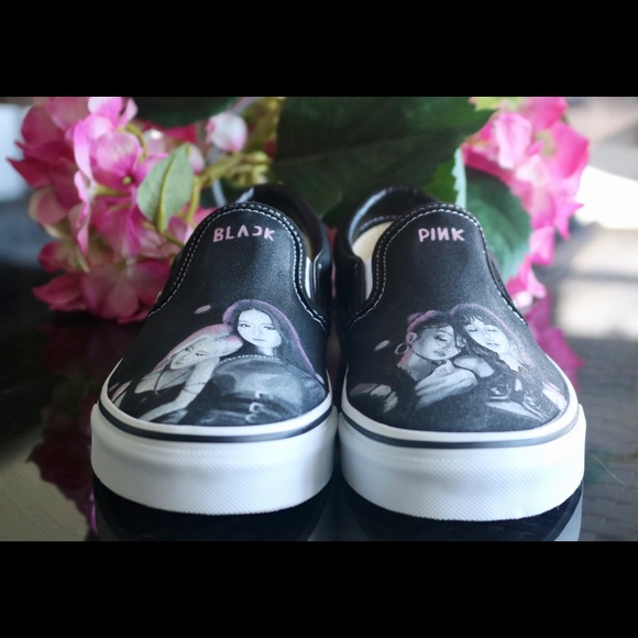 Blackpink vans hand painted by Michael Braudis - Picture 4 of 4